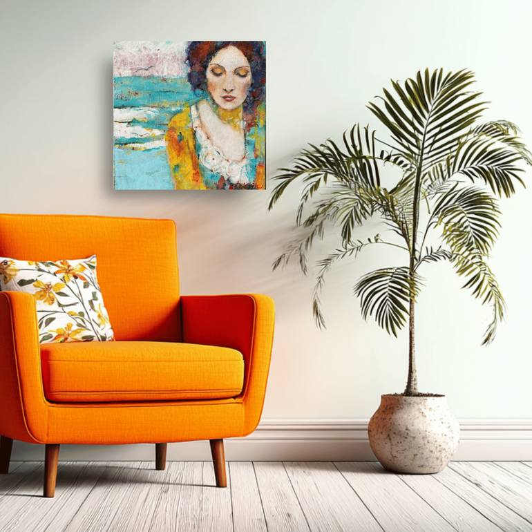Original Abstract Women Mixed Media by Jody Nelson