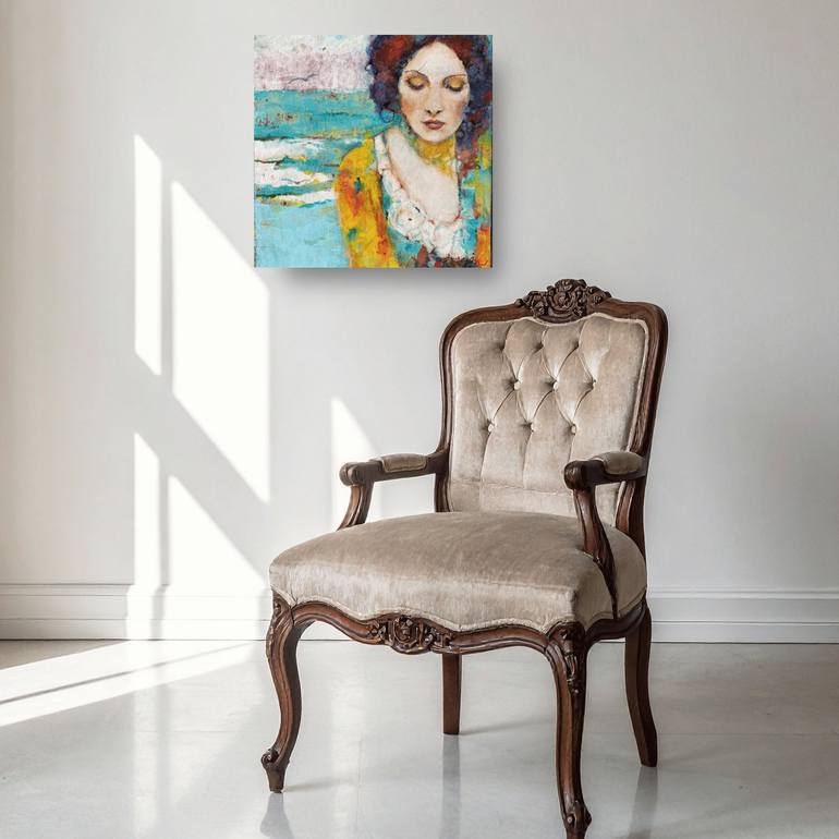 Original Abstract Women Mixed Media by Jody Nelson