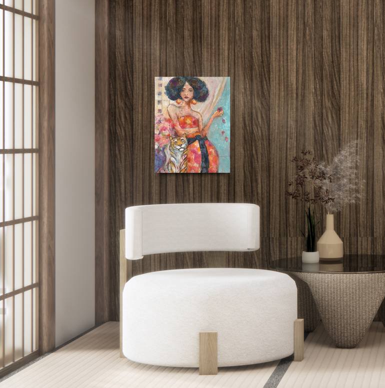 Original Abstract Women Mixed Media by Jody Nelson