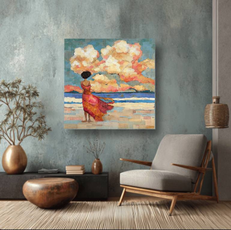 Original Contemporary Nature Mixed Media by Jody Nelson
