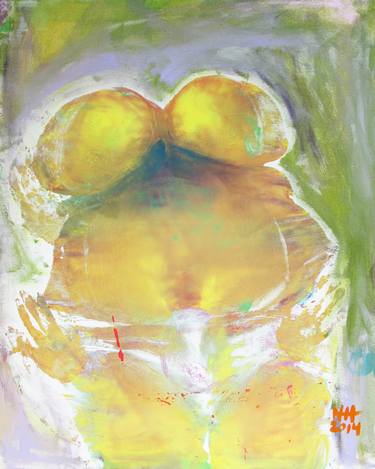 Original Nude Painting by Nicola Hinz