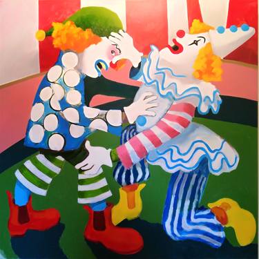 Original Figurative Humor Paintings by Keith Gibbons