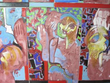 Original Abstract Religious Paintings by Tony Smith