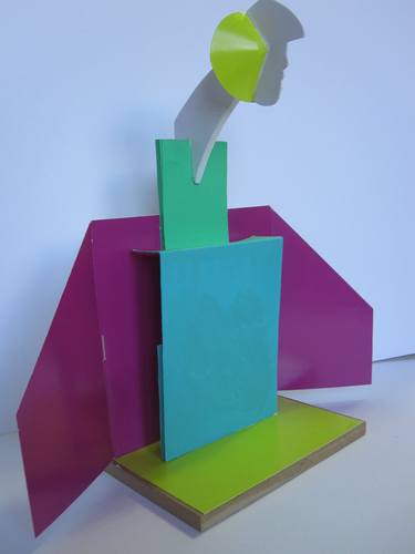 Original Abstract People Sculpture by Tony Smith