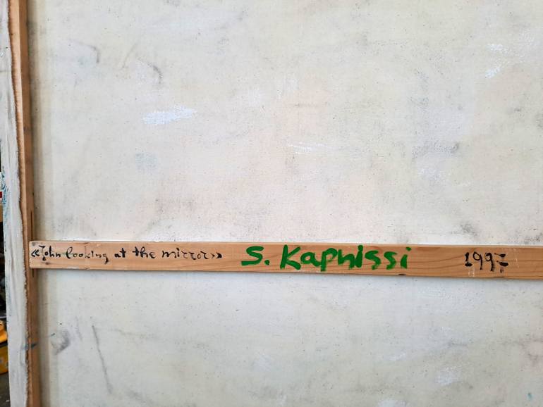 Original Fine Art Portrait Painting by Sofia Kapnissi