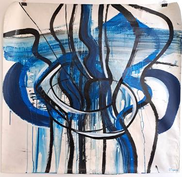 Original Abstract Paintings by Sofia Kapnissi
