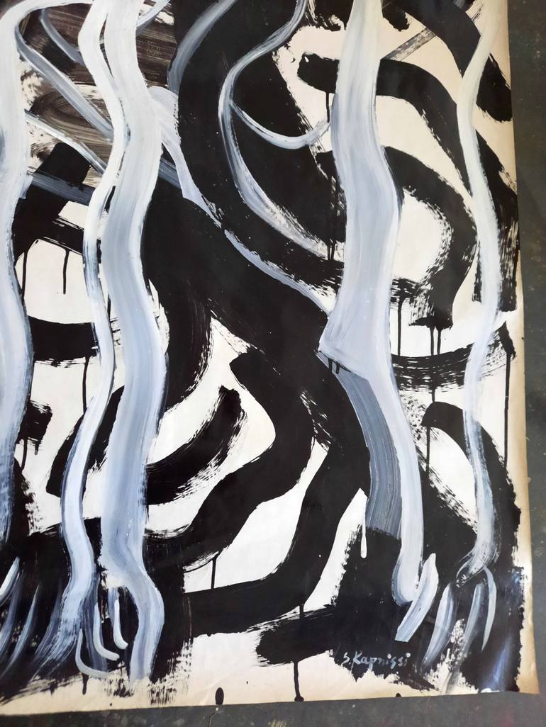 Original Abstract Painting by Sofia Kapnissi