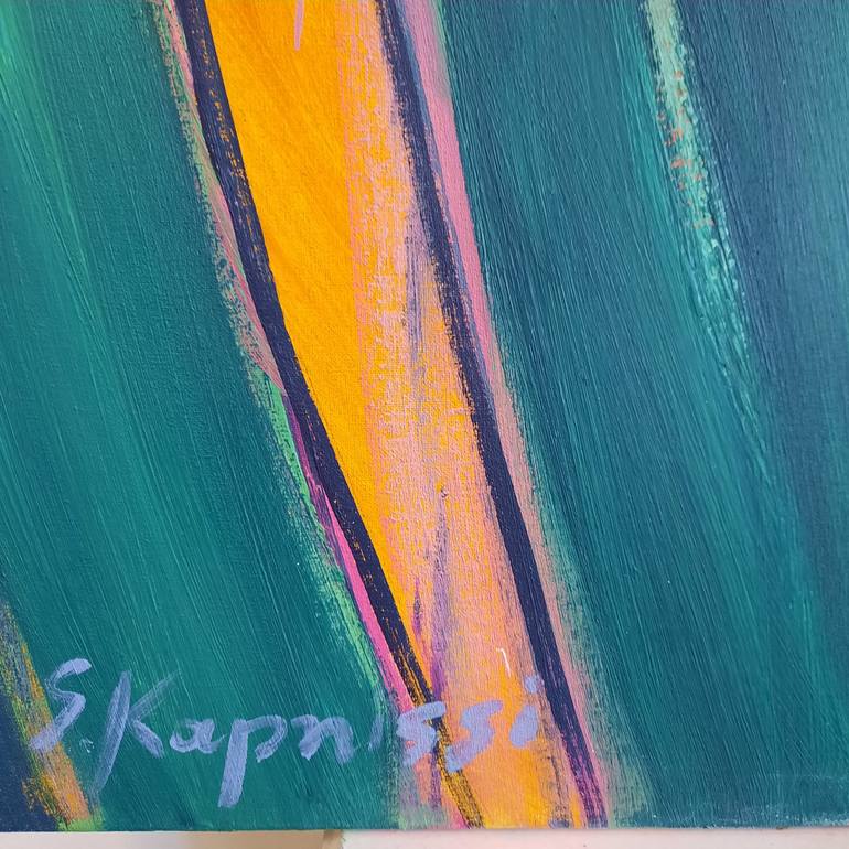 Original Abstract Nature Painting by Sofia Kapnissi