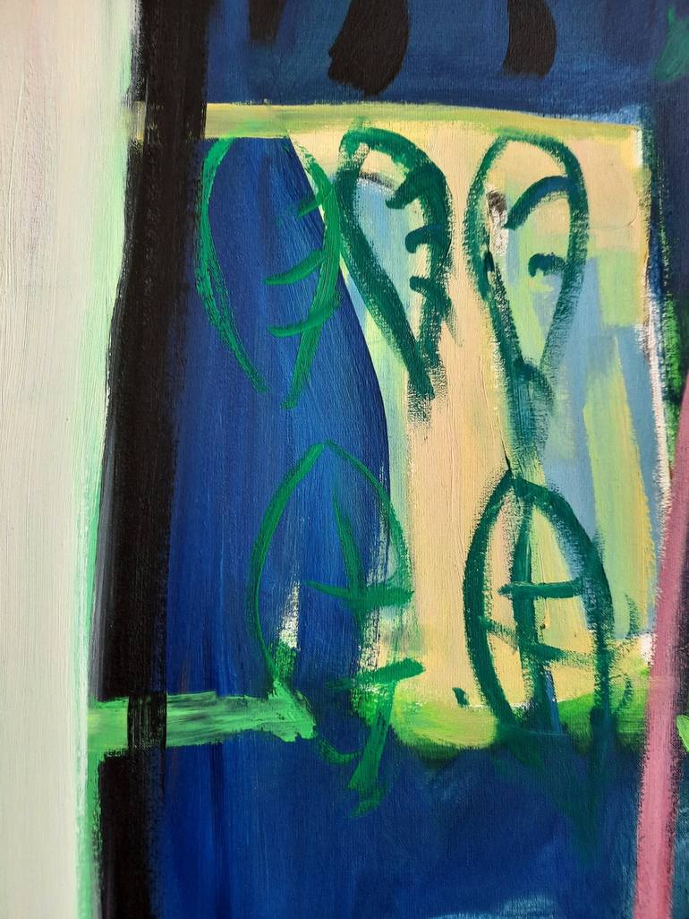 Original Abstract Nature Painting by Sofia Kapnissi