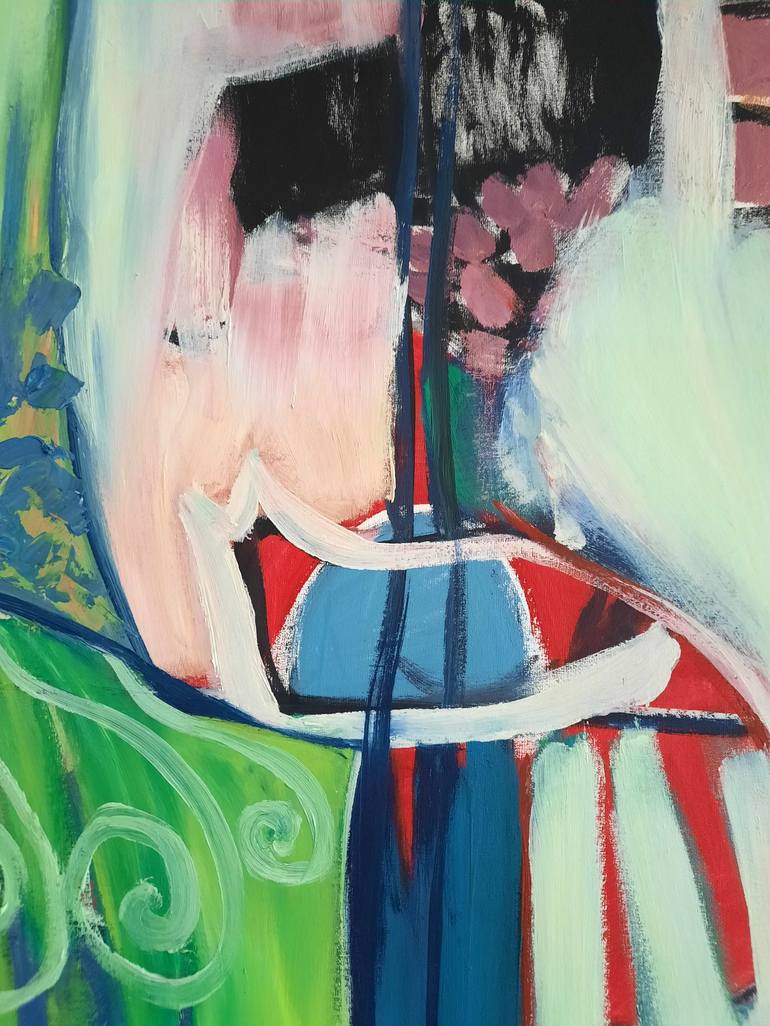 Original Abstract Nature Painting by Sofia Kapnissi
