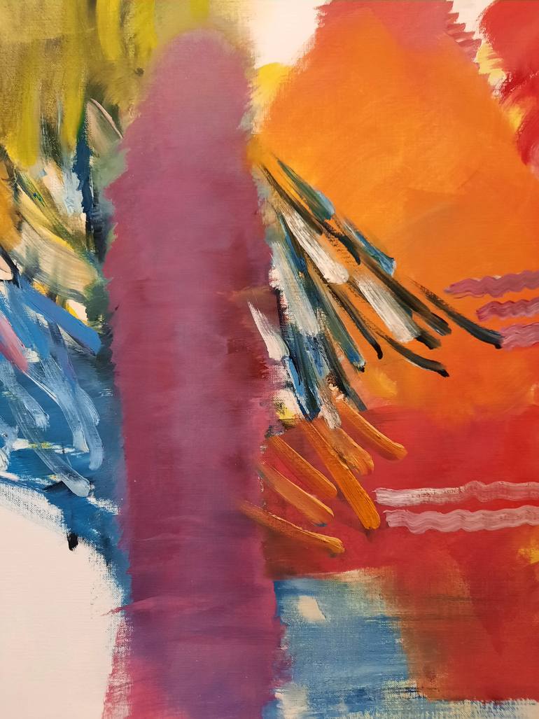 Original Contemporary Abstract Painting by Sofia Kapnissi