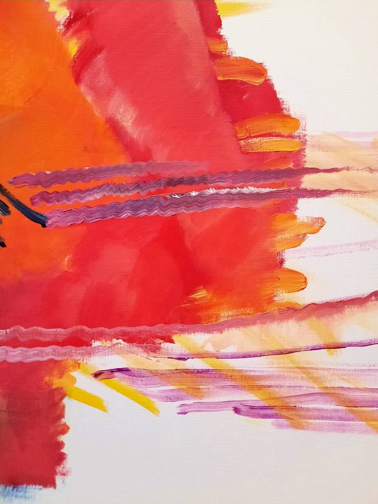 Original Contemporary Abstract Painting by Sofia Kapnissi
