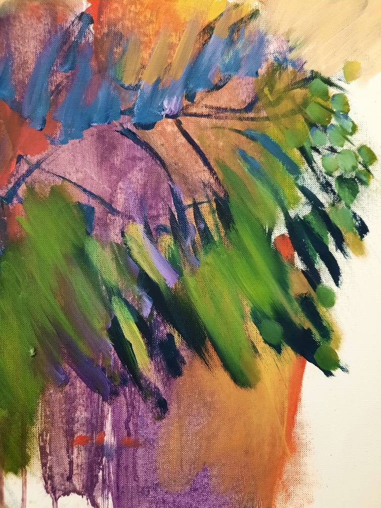 Original Contemporary Abstract Painting by Sofia Kapnissi
