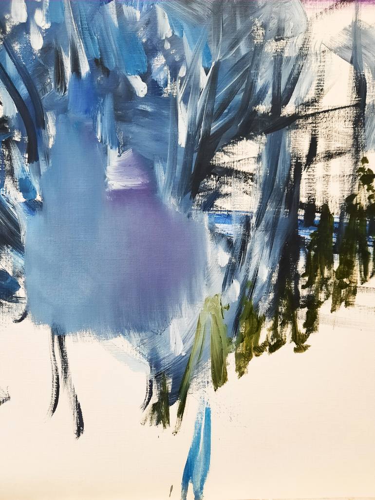 Original Contemporary Abstract Painting by Sofia Kapnissi