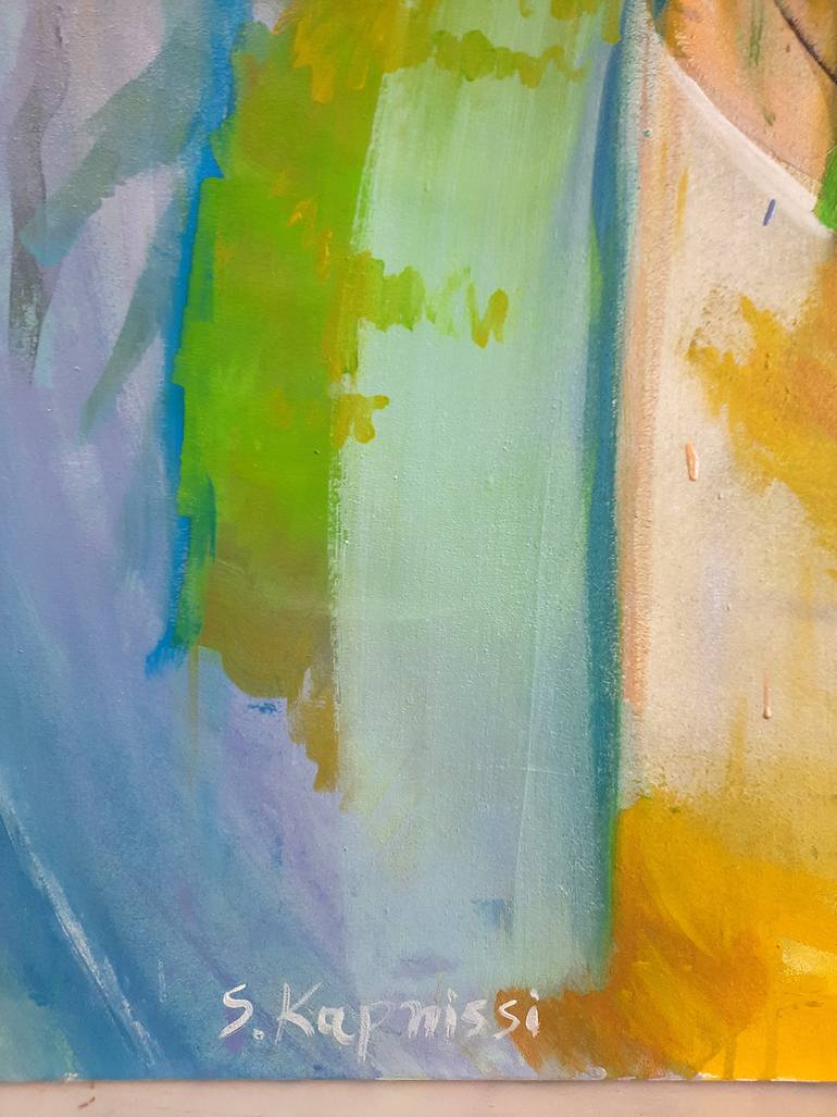 Original Contemporary Women Painting by Sofia Kapnissi