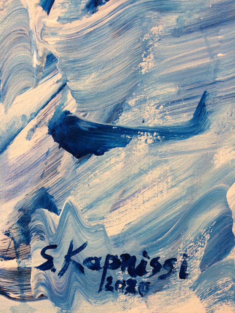 Original Expressionism Water Painting by Sofia Kapnissi