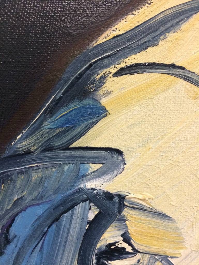 Original Expressionism People Painting by Sofia Kapnissi