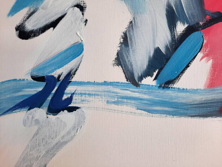 Original Abstract Painting by Sofia Kapnissi