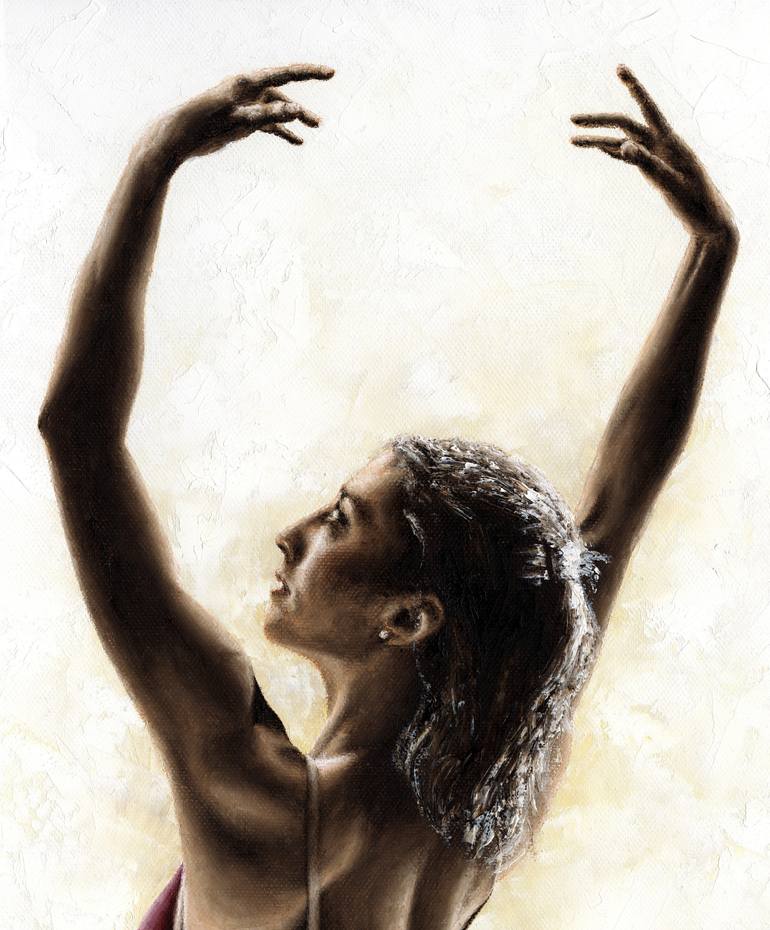 Original Figurative Performing Arts Painting by Richard Young