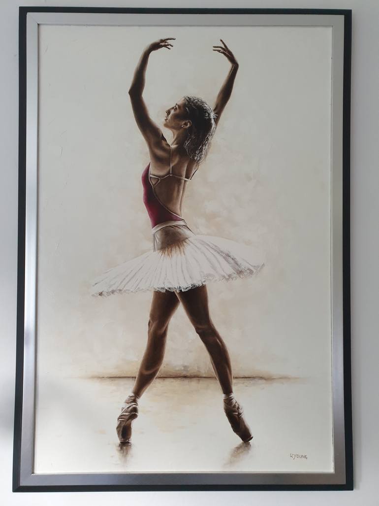 Original Figurative Performing Arts Painting by Richard Young