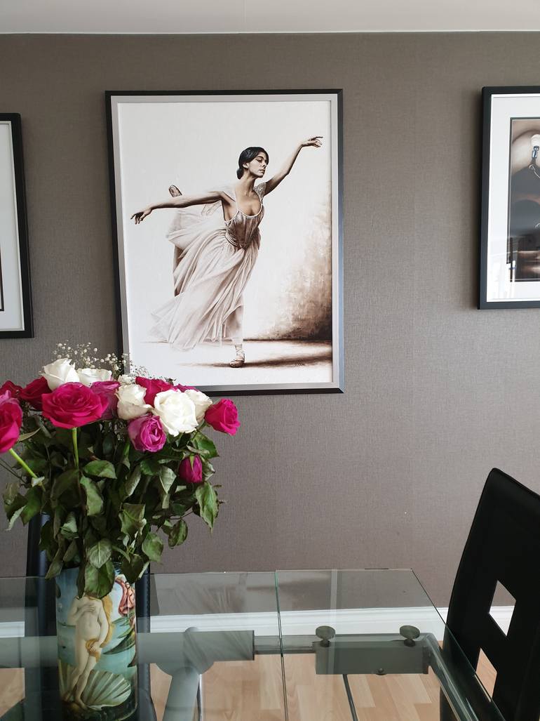 Original Figurative Performing Arts Painting by Richard Young