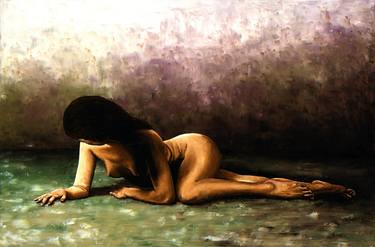 Original Figurative Nude Paintings by Richard Young