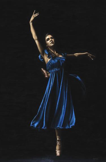 Graceful Dancer in Blue thumb