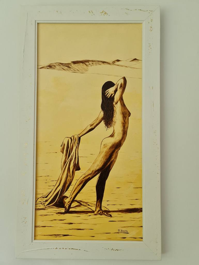 Original Figurative Nude Painting by Richard Young