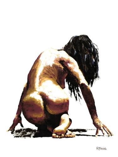 Print of Figurative Nude Paintings by Richard Young