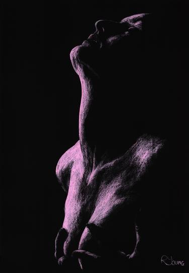 Print of Figurative Nude Drawings by Richard Young