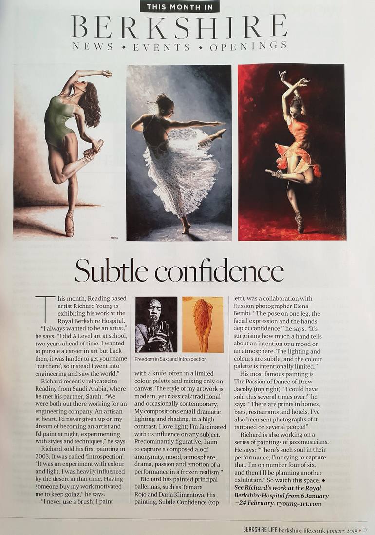 Original Figurative Performing Arts Painting by Richard Young