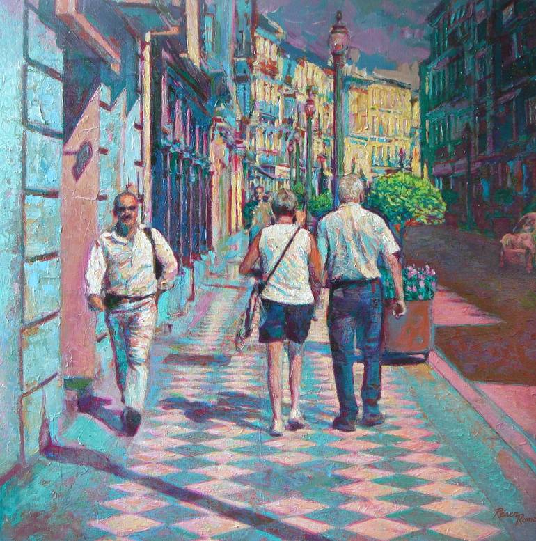 Original  Painting by perez romero emilio