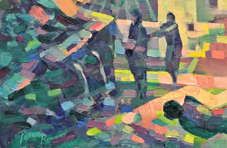 Original Cubism Other Painting by Perez Romero Emilio