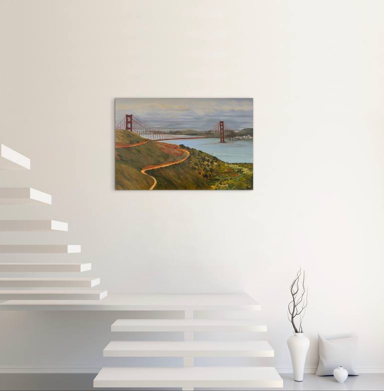 Original Expressionism Landscape Painting by Inna Lager