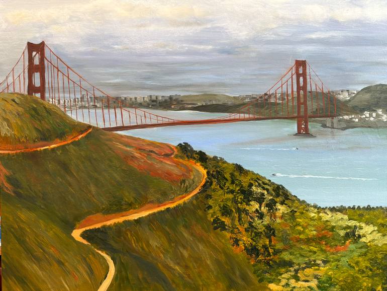 Original Expressionism Landscape Painting by Inna Lager