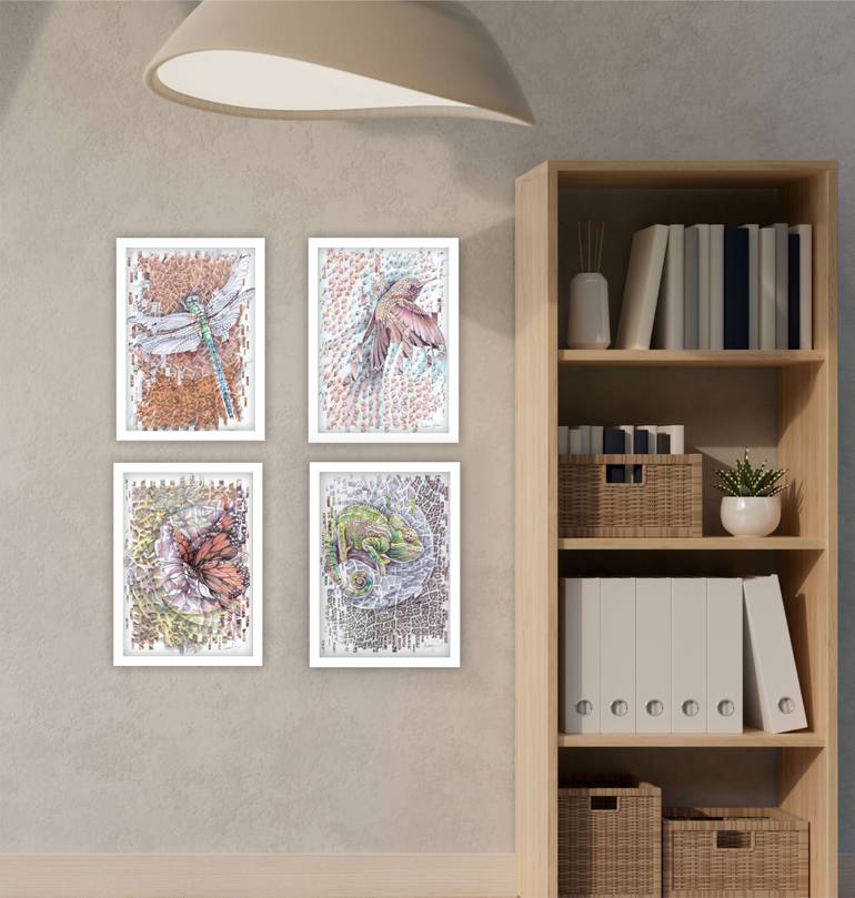 Original Abstract Animal Digital by Natasha Taljaard