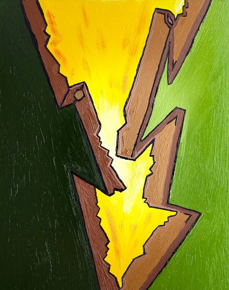 Original Abstract Painting by Oleksandr Andreiev