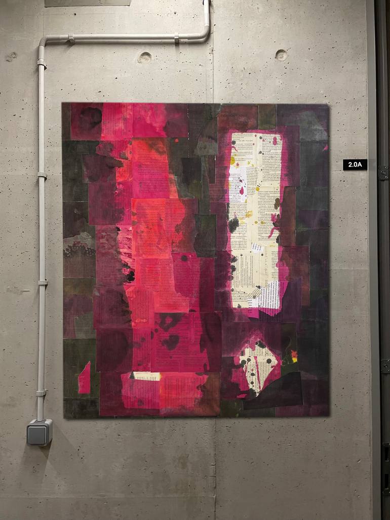 Original Bauhaus Abstract Collage by Igor Stefanowicz