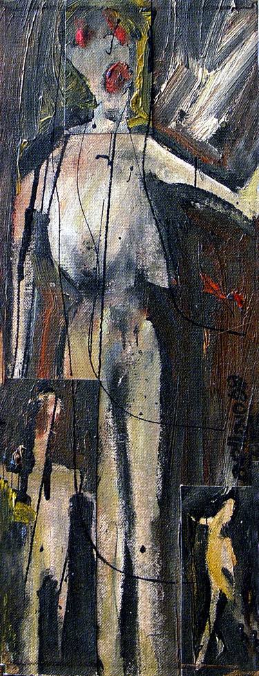 Original Nude Collage by Ambrose Avellano