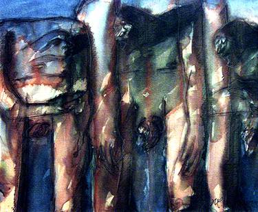 Original Expressionism Nude Paintings by Ambrose Avellano