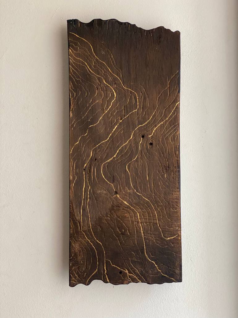 Original Abstract Mixed Media by Gabriel Ribeiro | Abstract Art on Acrylic | Wabi-Sabi Series, Untitled.