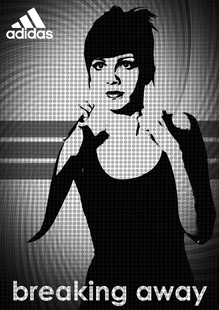 Adidas Advertising Campaign Mixed Media by Rebecca Manning