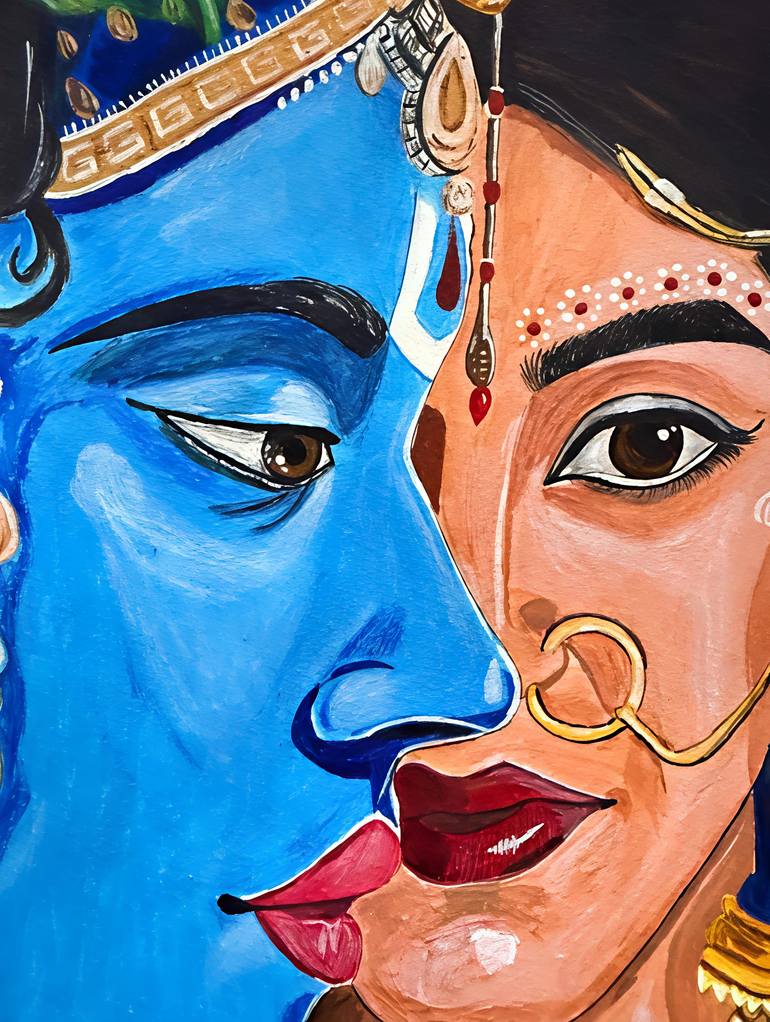Original Contemporary Religion Painting by Richa Rupareliya