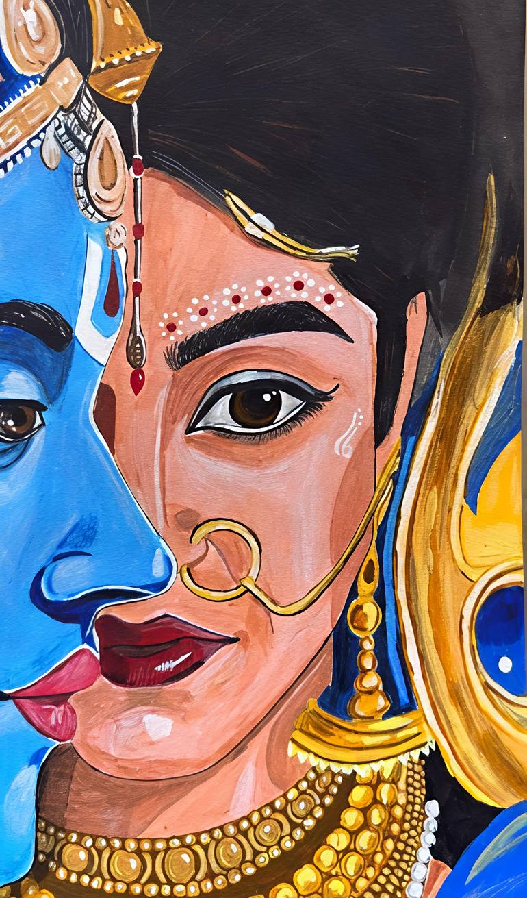Original Contemporary Religion Painting by Richa Rupareliya