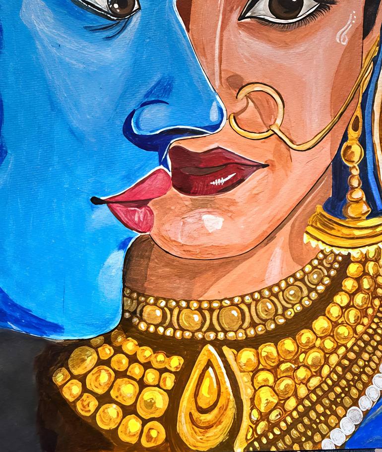 Original Contemporary Religion Painting by Richa Rupareliya
