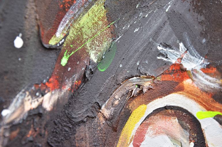 Original Abstract Expressionism Pop Culture/Celebrity Painting by Tibo -