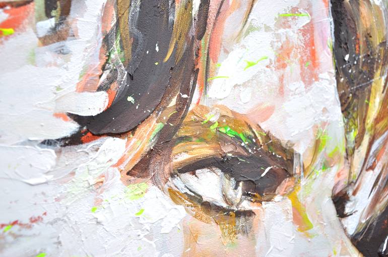 Original Abstract Expressionism Pop Culture/Celebrity Painting by Tibo -