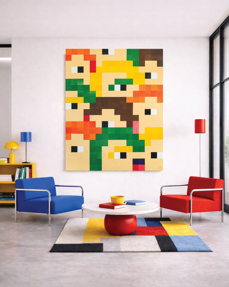 Original Contemporary Abstract Painting by Vahan Vanian