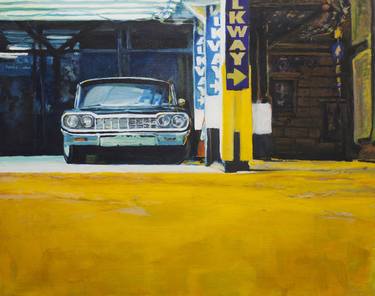 Print of Pop Art Automobile Paintings by Citizen Brown Vcr