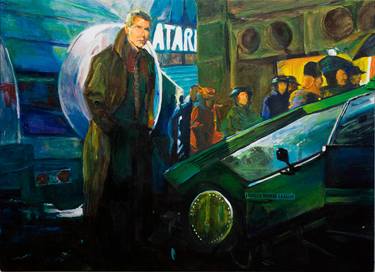 Original Pop Culture/Celebrity Paintings by Citizen Brown Vcr